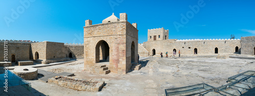 Baku Ateshgah Temple - Fire Temple, Surakhani suburb, Baku City, Azerbaijan, Middle East photo