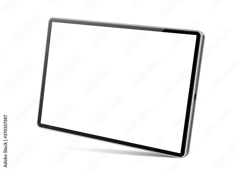 Vector 3d tablet pc mockup with blank screen Vector 3d tablet pc mockup with blank screen
