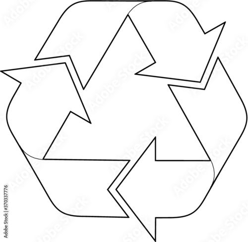 A recycle symbol