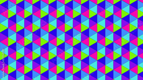 Nice hexagon patter background with 6 different colors. AI file with originalsize 5760x3240.
