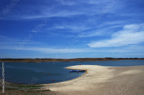 alqueva lake, fluvial beach