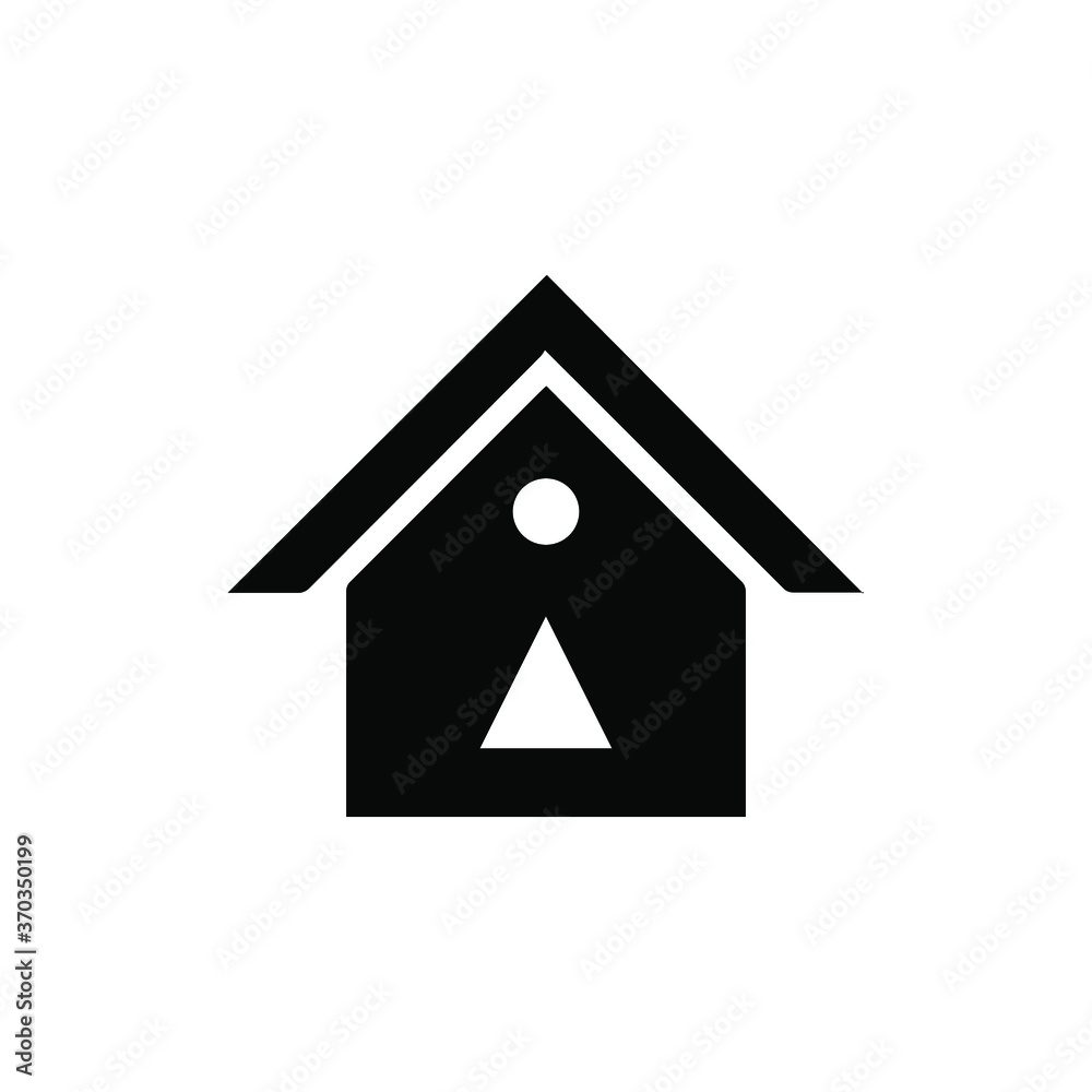 House and home icon vector collection House and home icon vector collection