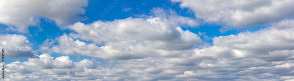 Panorama blue sky and white clouds. Panorama blue sky and white clouds.