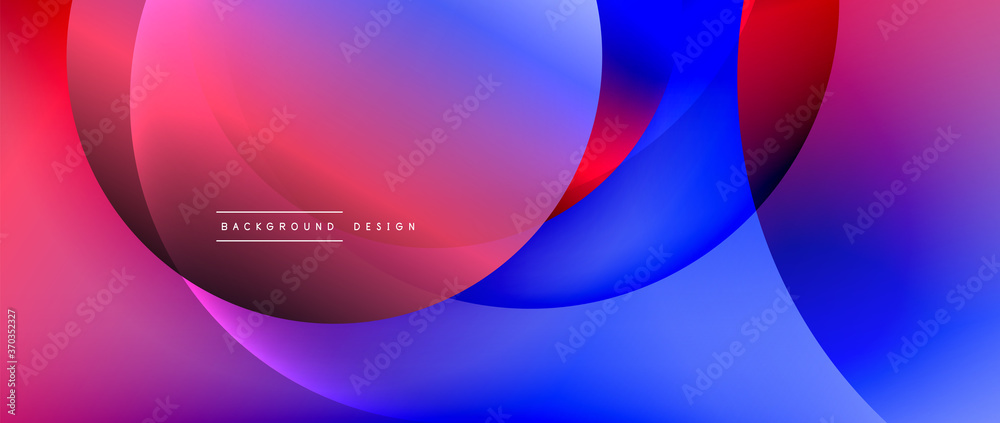 Circle modern geometric abstract background with liquid gradients Circle modern geometric abstract background with liquid gradients