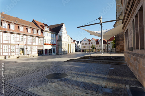 Hameln an der Weser Fachwerkhäuser an der Marktkirche