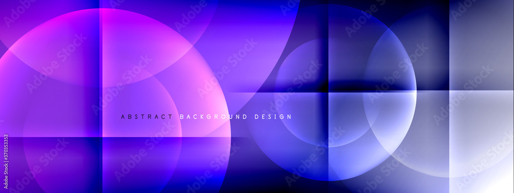 Vector abstract background - circle and cross on fluid gradient with shadows and light effects. Techno or business shiny design templates for text Vector abstract background - circle and cross on fluid gradient with shadows and light effects. Techno or business shiny design templates for text