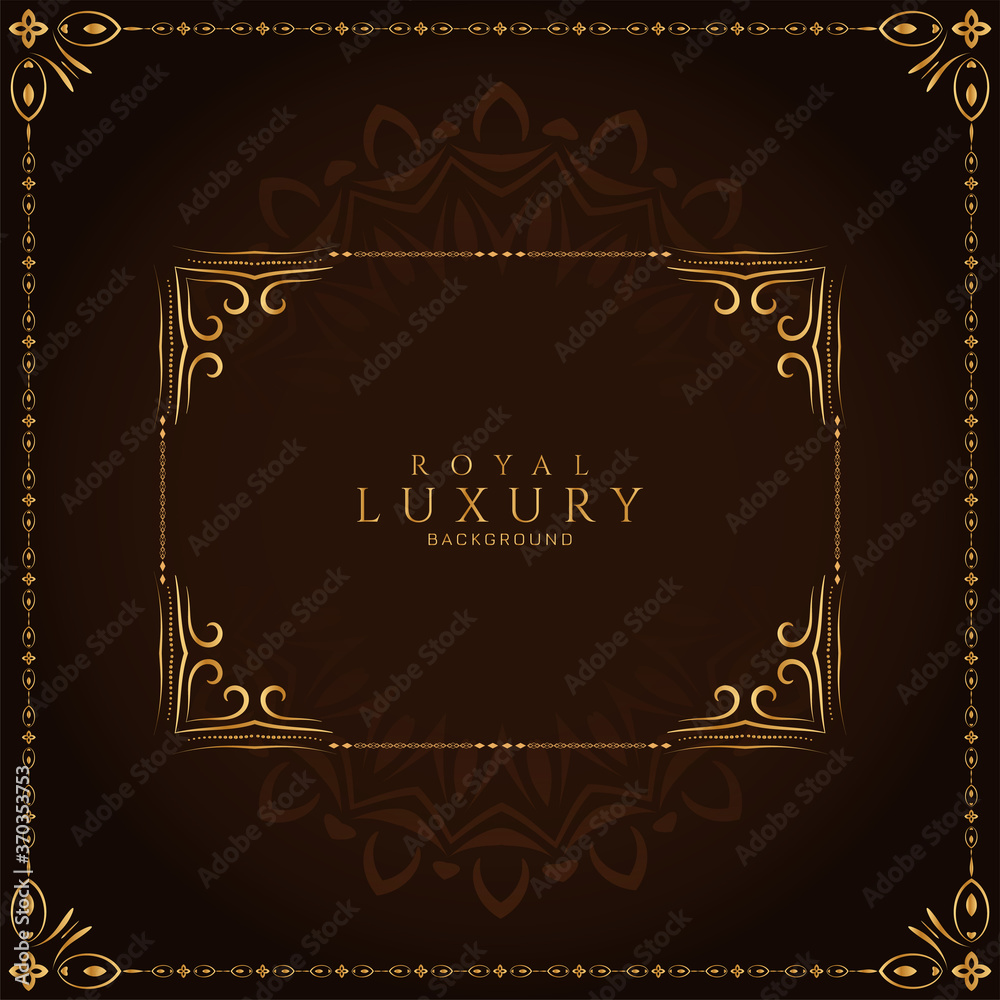 Abstract brown color luxury frame background Abstract brown color luxury frame background