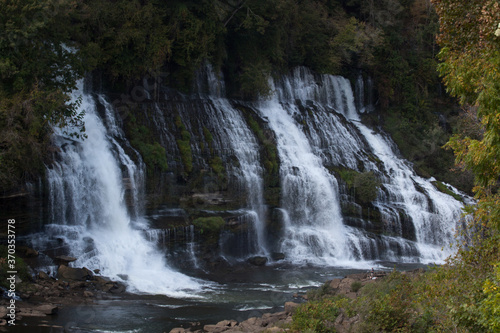Fototapeta Naklejka Na Ścianę i Meble -  Beautiful Waterfall outdoors in nature