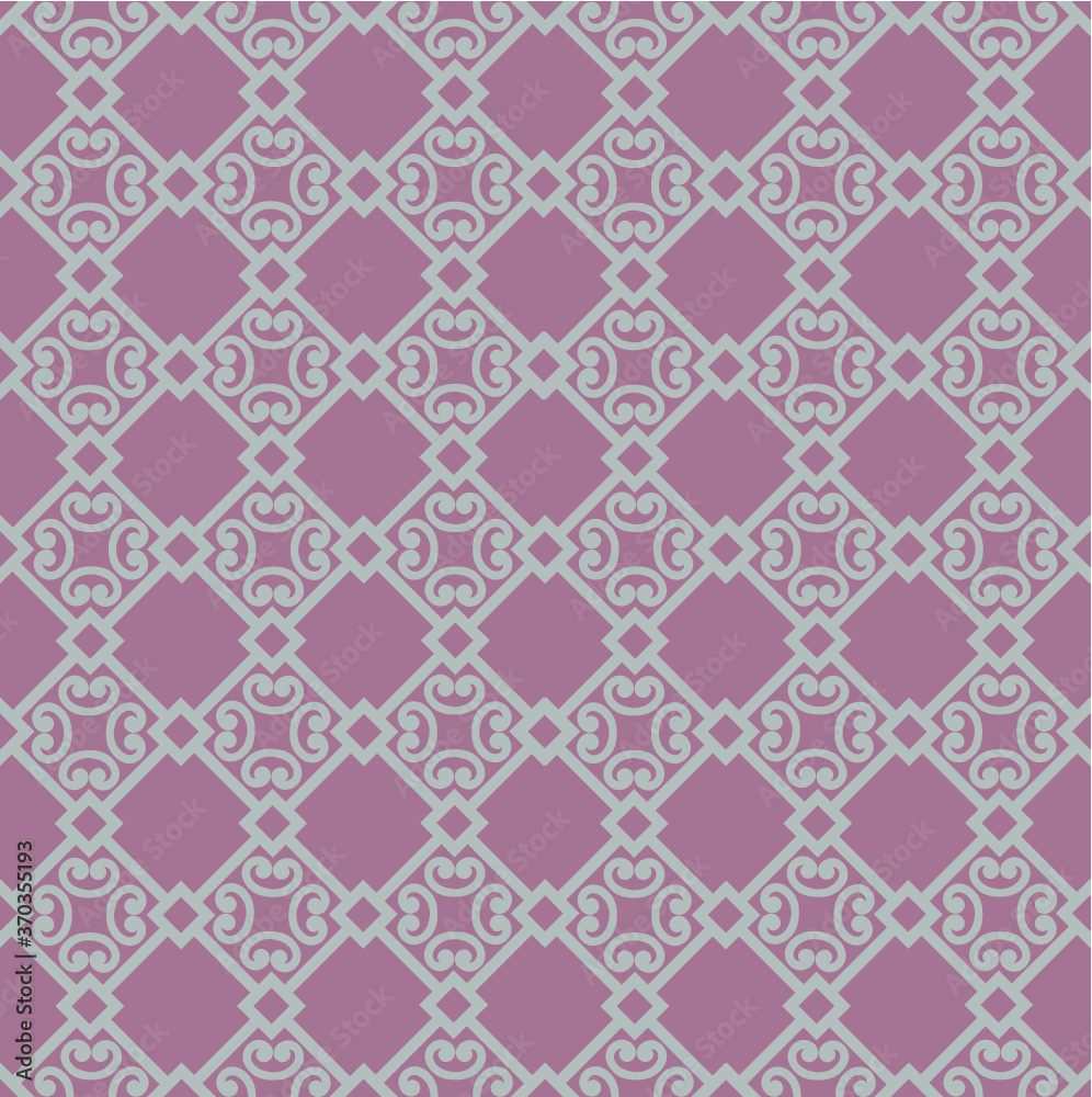 Abstract floral asian ornament. Seamless geometric pattern with swirl line ornament in oriental style. Abstract floral asian ornament. Seamless geometric pattern with swirl line ornament in oriental style.