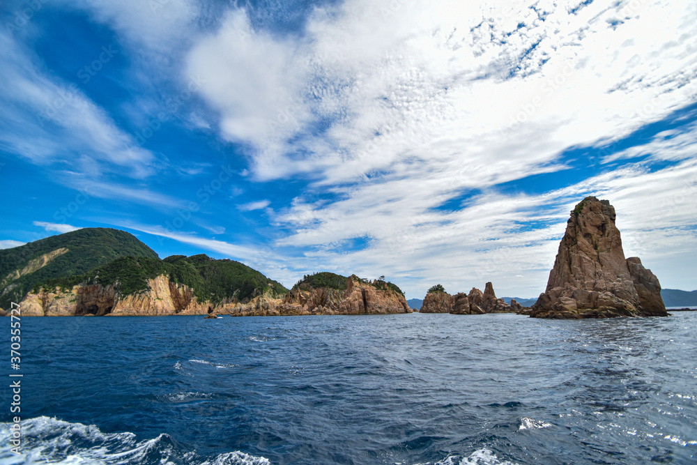 Fototapeta premium 青海島観光汽船