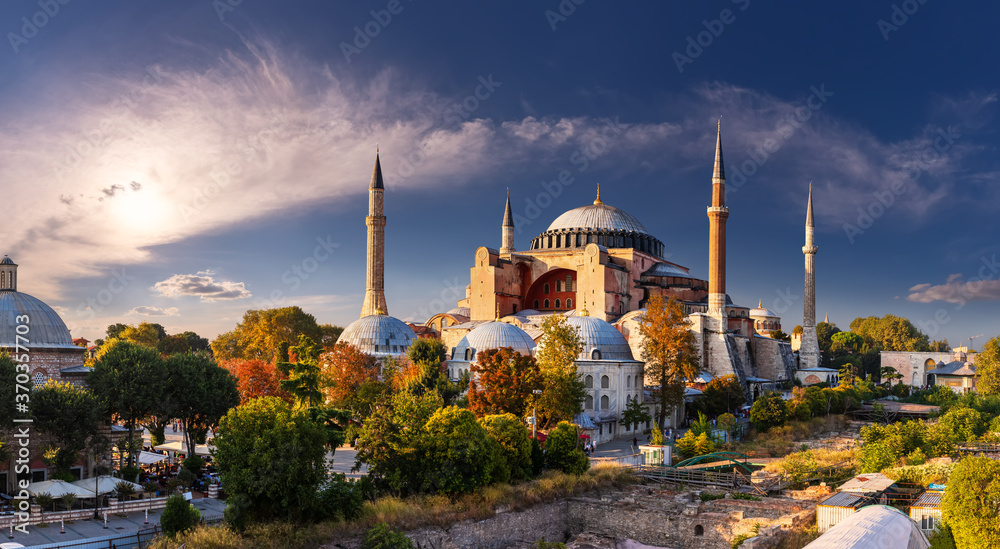 The Hagia Sophia Grand Mosque  of Istanbul, Turkey