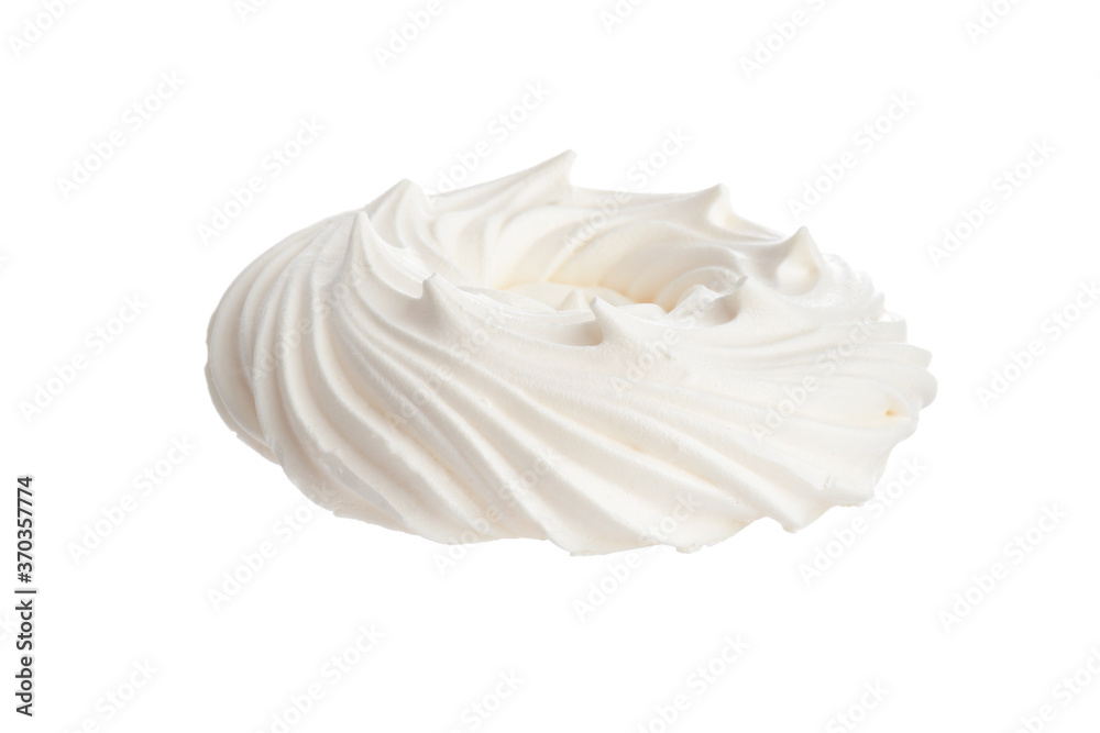 isolated meringue nest on white isolated meringue nest on white