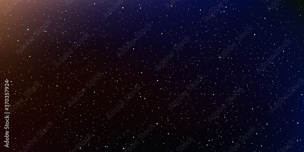 Fototapeta premium Star universe and stardust in deep space background and milky way galaxy in the night with nebula in the cosmos. Vector Illustration.