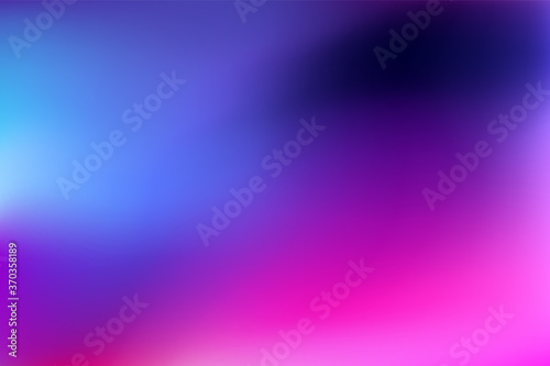 Colorful Blurred magenta purple pink background. Abstract Soft gradient backdrop with place for text. Vector illustration for your graphic design, banner, poster, website