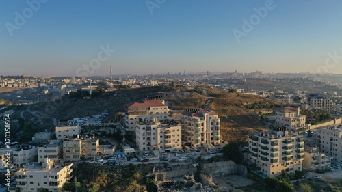King Husein Royal Palace tell el ful, Jerusalem city view © ImageBank4U