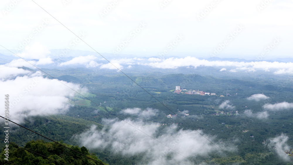 A panoramic view of the valley from the Wayanad ghats A panoramic view of the valley from the Wayanad ghats