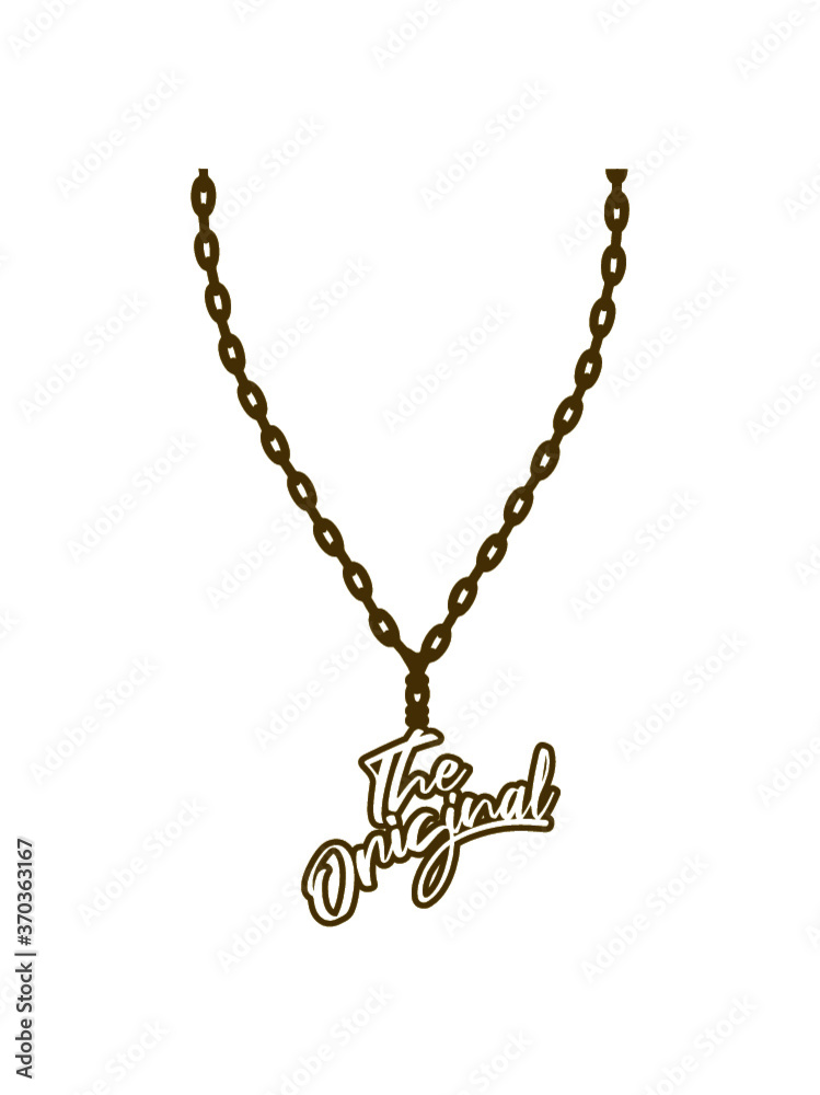 Gold Halskette Original The schreibschrift style nachahmen Gold Halskette Original The schreibschrift style nachahmen