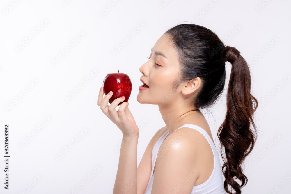 Beautiful young woman with clean fresh skin . Facial treatment . Cosmetology , beauty and spa . Skin care Beautiful young woman with clean fresh skin . Facial treatment . Cosmetology , beauty and spa . Skin care