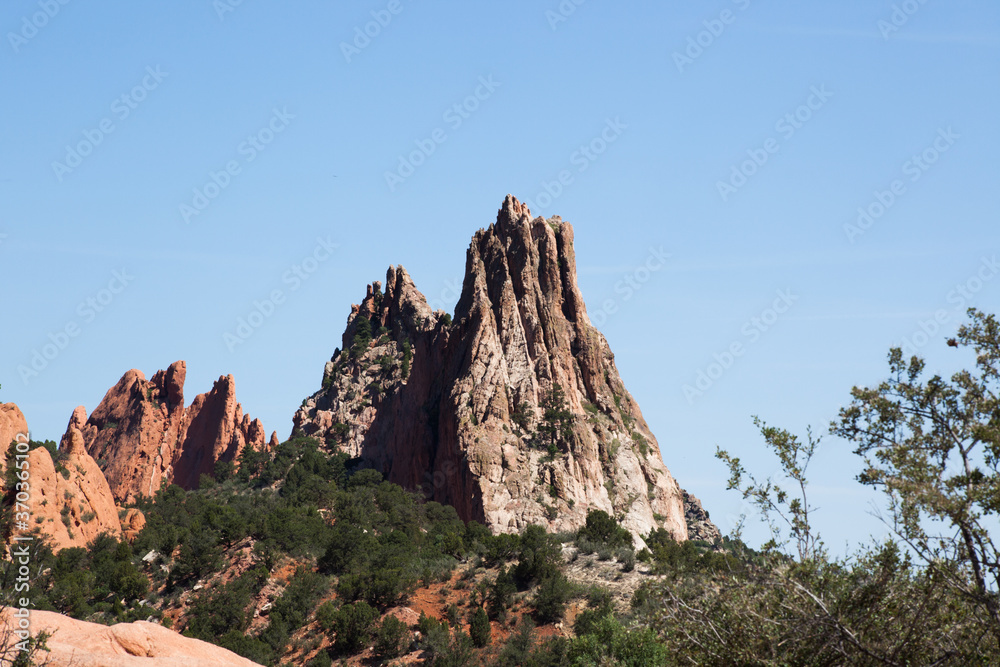 Stone Formation from the Garden of the Gods in Colorado Stone Formation from the Garden of the Gods in Colorado