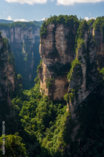 mountains in Zhangjiajie national park  China