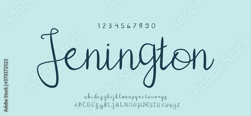 signature creative font alphabet fonts