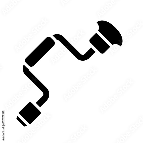 manual drill icon vector illustration design