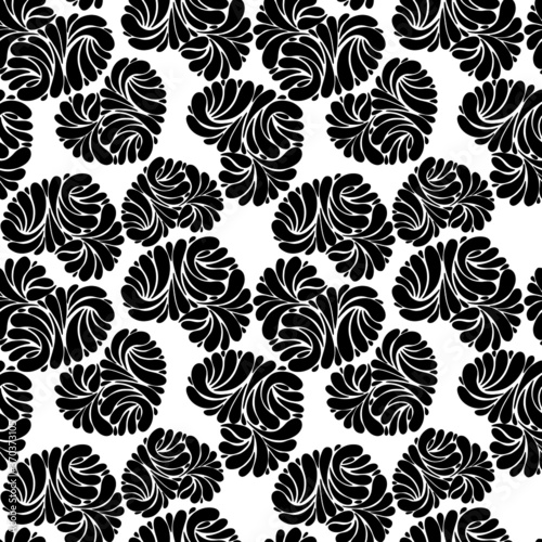 seamless pattern, abstract heart with ornament, pattern for wallpaper and fabric, wrapping paper, wedding design