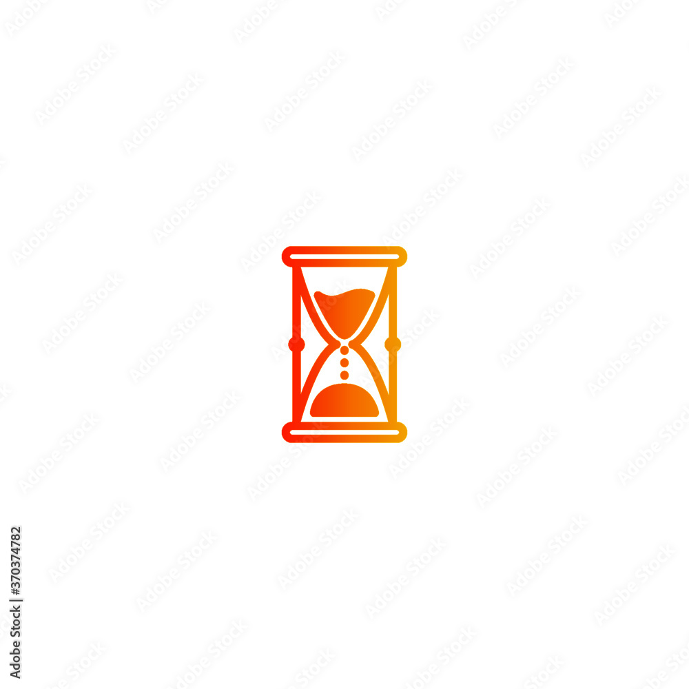 Hourglass vector icon. Vector illustration of hourglass Hourglass vector icon. Vector illustration of hourglass