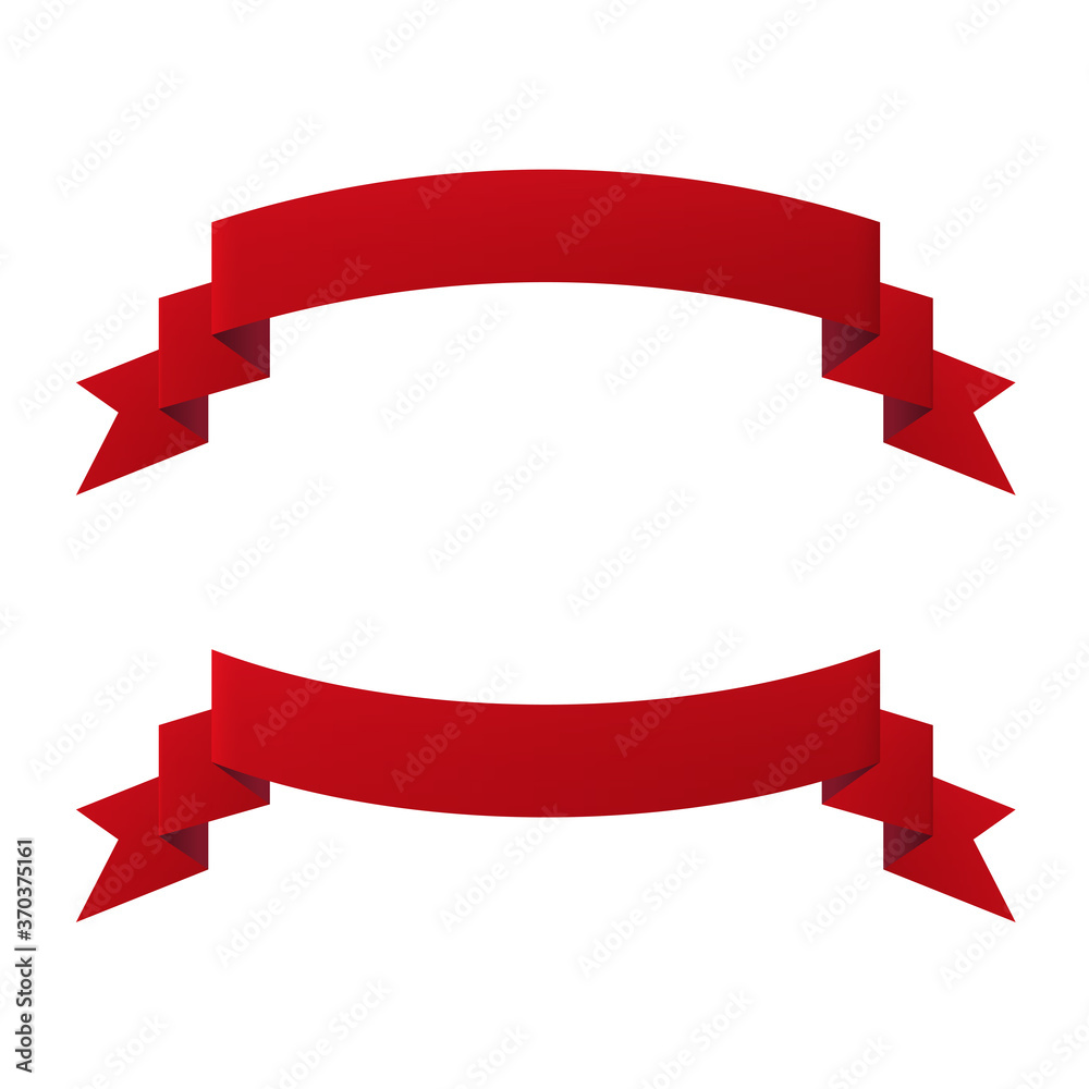 Ribbon banner set of design element icons isolated on white background. Vector illustration Ribbon banner set of design element icons isolated on white background. Vector illustration