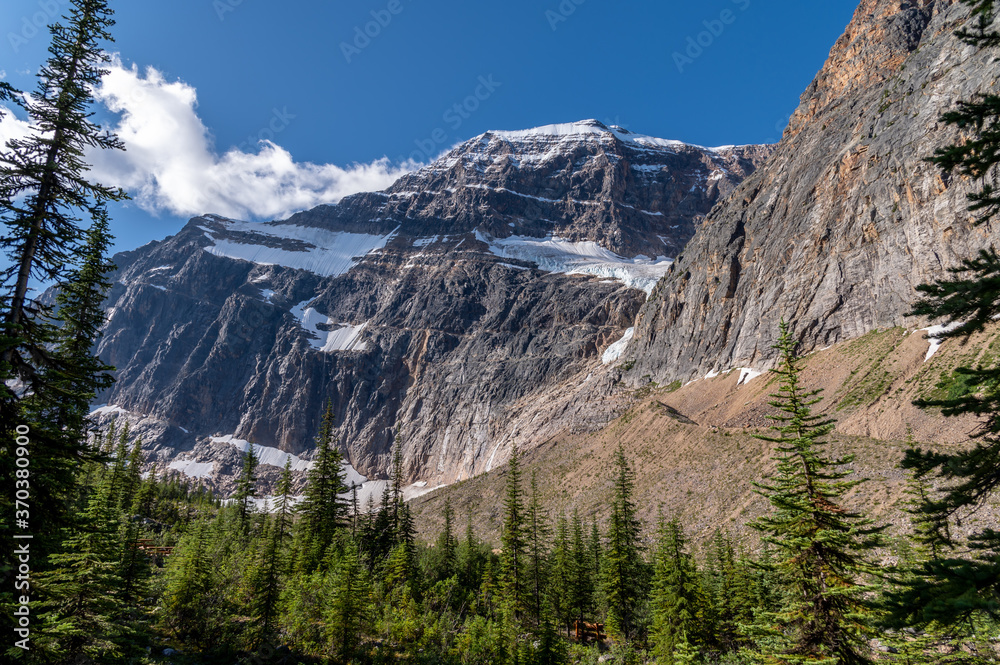 Mount Edith Cavell in Jaspe National Park. 