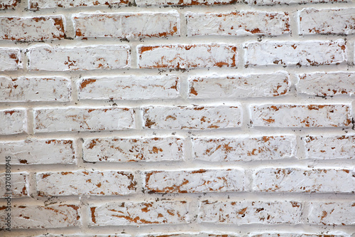 Pattern background of decorative wall, pattern of white brick wall for interior decoration