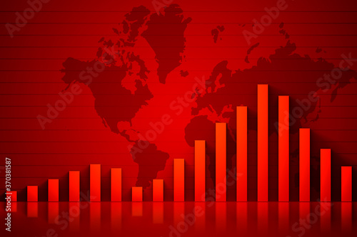 Covid-19 or pandemic info graphic.