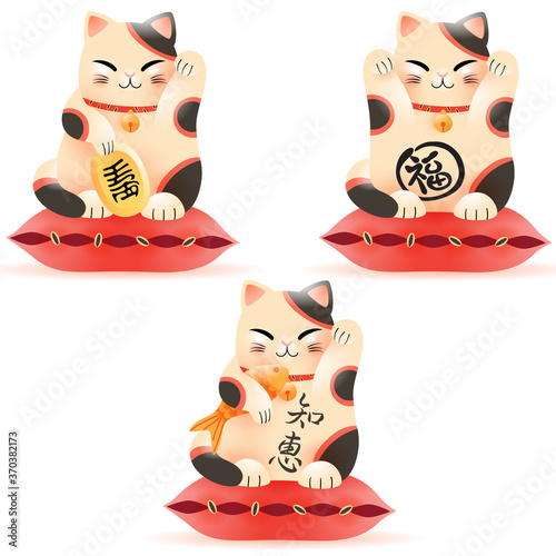 Lucky cat Maneki neko