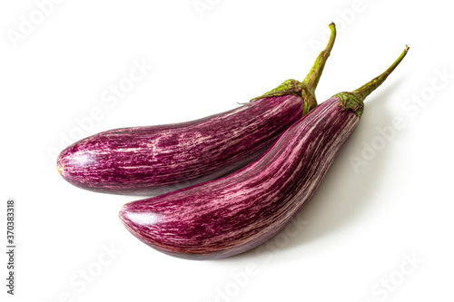 Wallpaper Mural Striped graffiti eggplants with unusual striped lilac color Torontodigital.ca