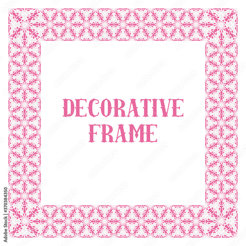 Vector Ornamental Decorative Frame Vector Ornamental Decorative Frame