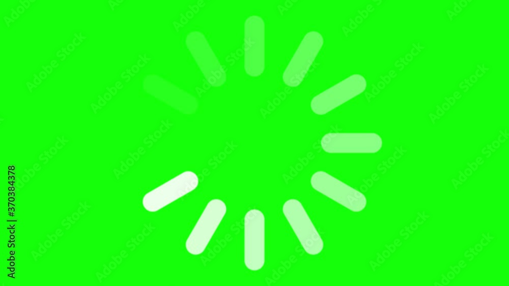 Loading Icon Animation on a Green Screen (Chroma Key) Background. Seamless Loop Animation 4k Loading Icon Animation on a Green Screen (Chroma Key) Background. Seamless Loop Animation 4k