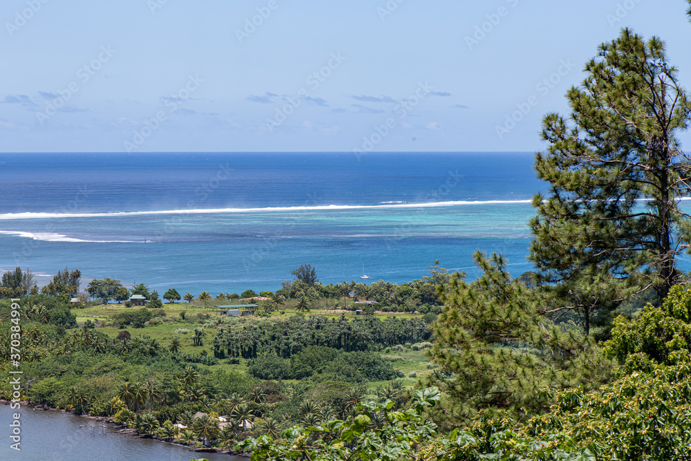 view of the coast of tahiti
