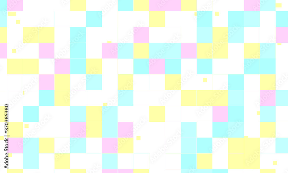 Abstract square pixel mosaic colorful background geometric seamless pattern in pastel colors. 8 bit Abstract square pixel mosaic colorful background geometric seamless pattern in pastel colors. 8 bit