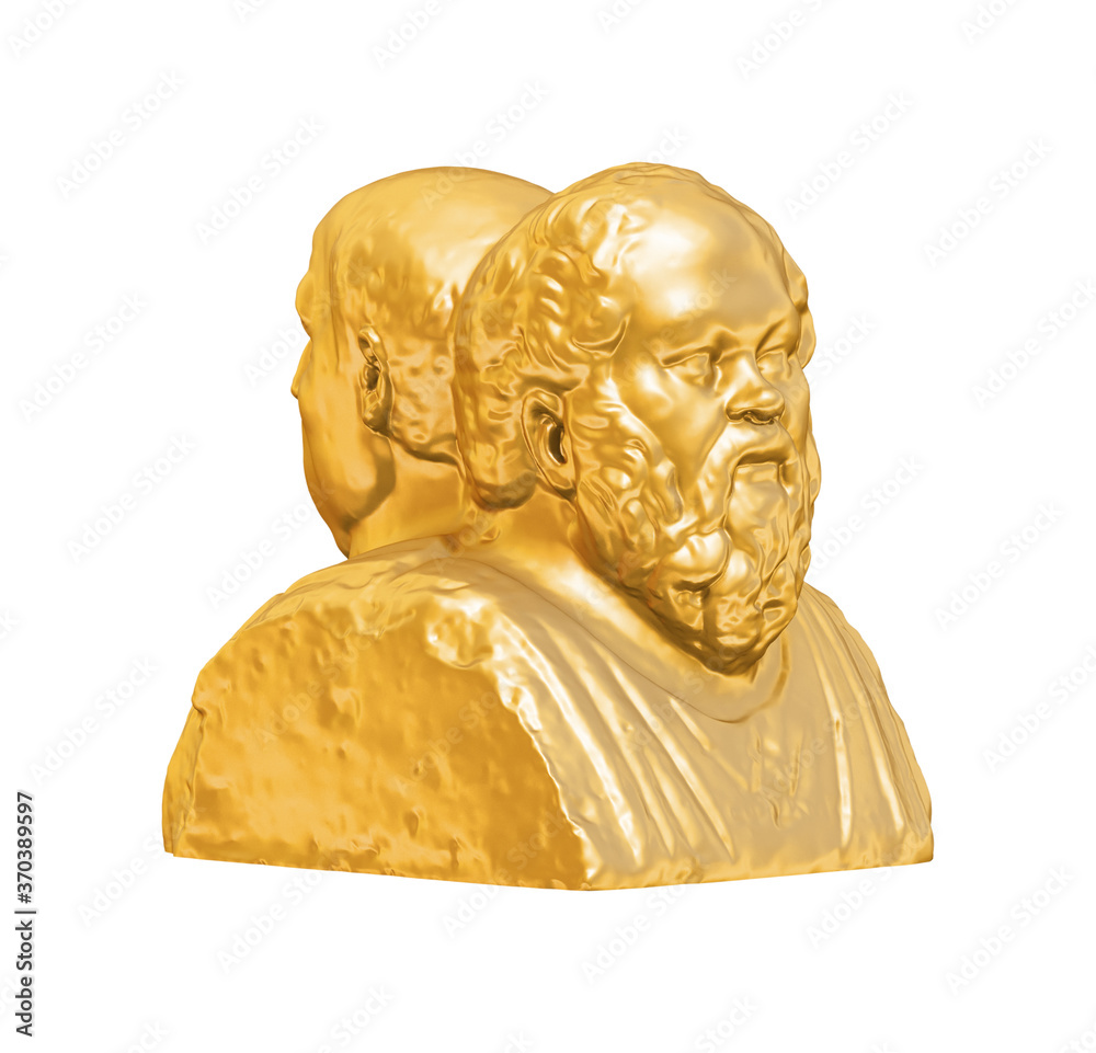 A collection of sculptures created in gold on a white background for your design ideas. 3D render of objects that you can style. A collection of sculptures created in gold on a white background for your design ideas. 3D render of objects that you can style.