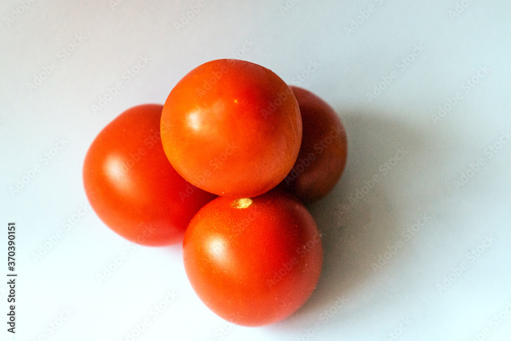 tomatoes on a white background tomatoes on a white background