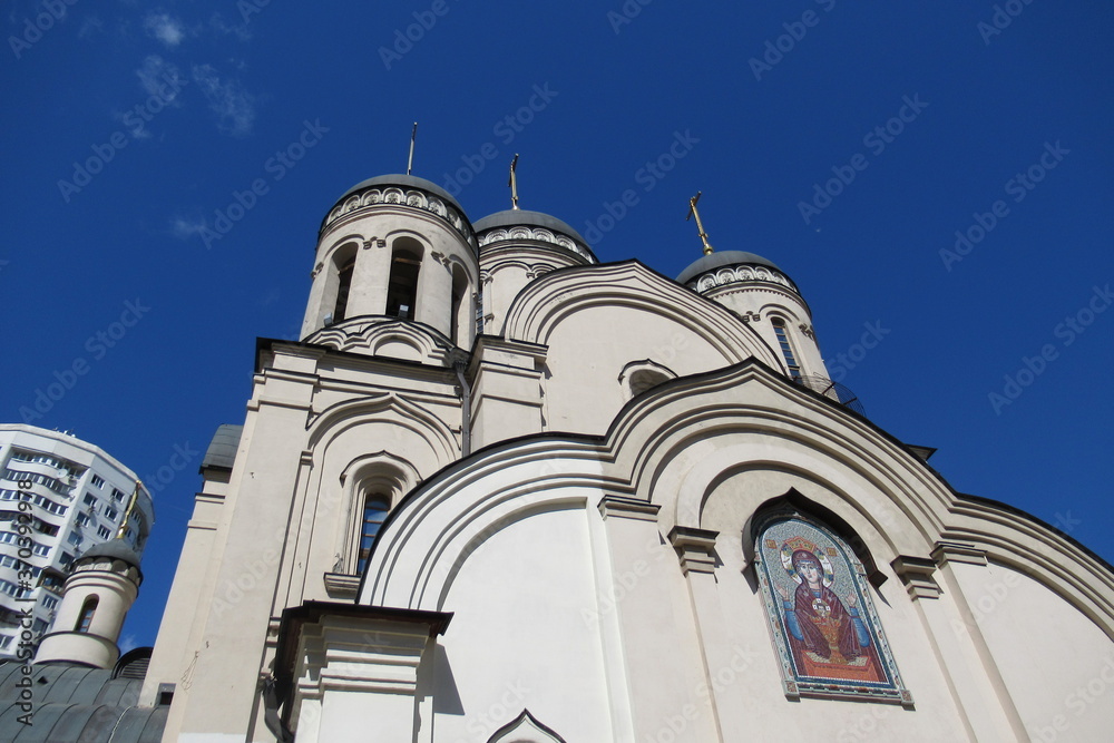 Russia, Moscow, Maryino, Church of GodMother Icon, august, 2020 (27)