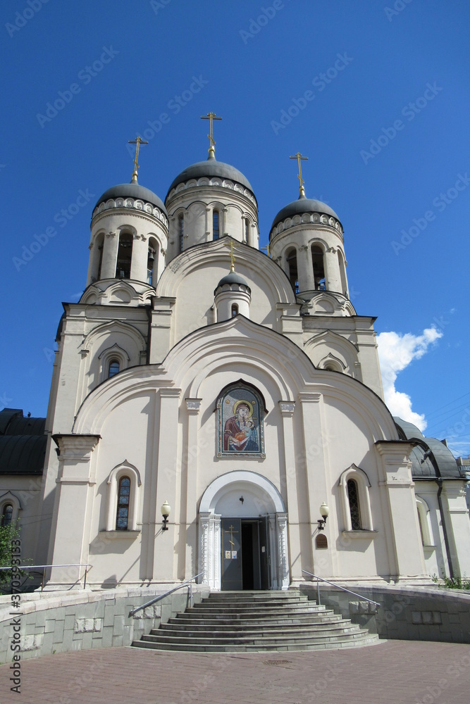 Russia, Moscow, Maryino, Church of GodMother Icon, august, 2020 (5)