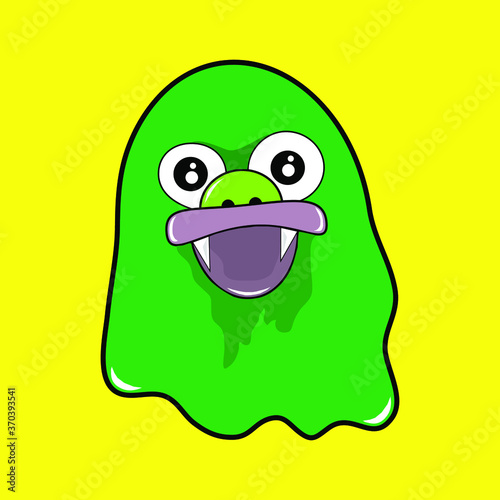 funny green monster