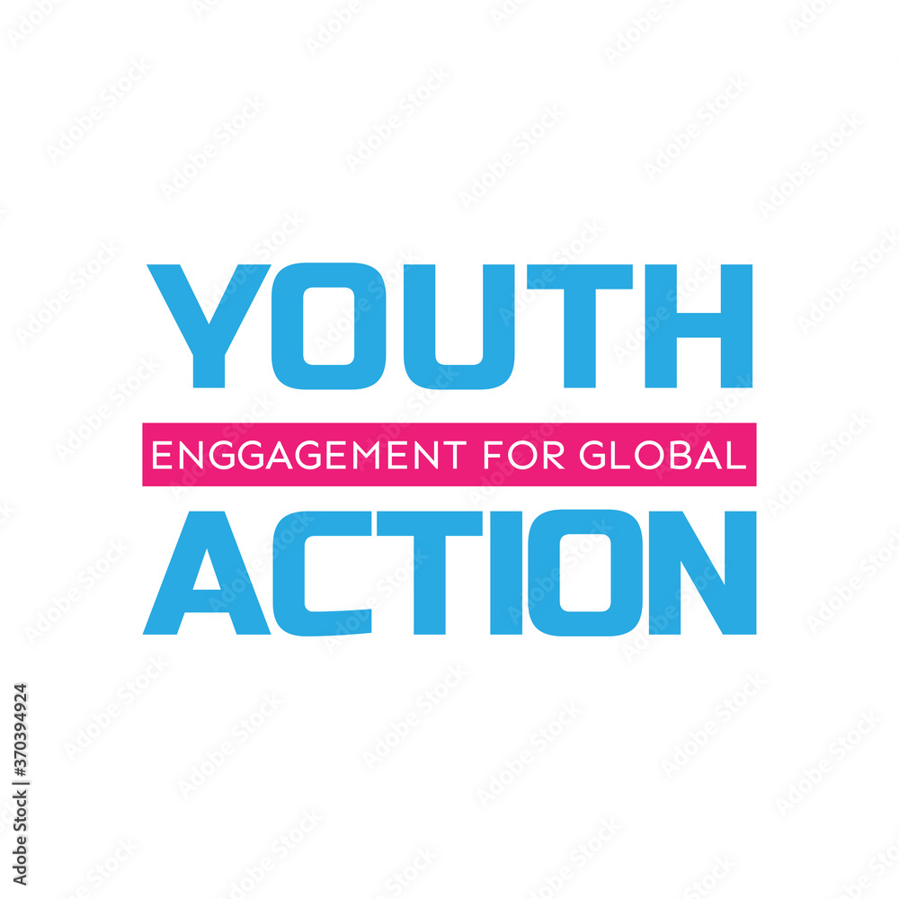 Design for celebrating International youth day event. August 12. Design for celebrating International youth day event. August 12.