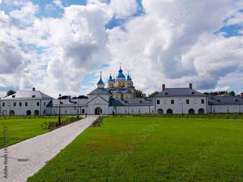 Konevsky Monastery on the Konevets island photo