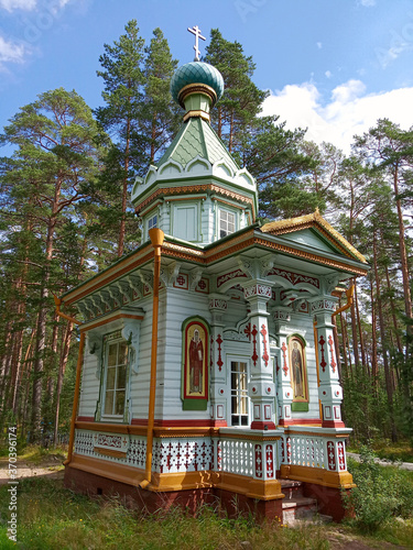 Chapel on the Konevets island, Russia