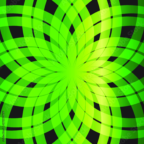 abstract background with green squares