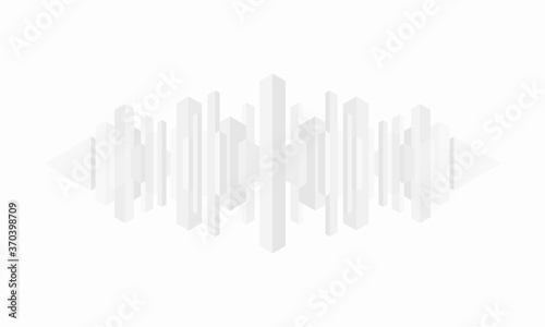 Abstract geometric technological background. Vector creative design.