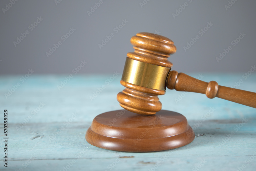 wooden judge on the table wooden judge on the table