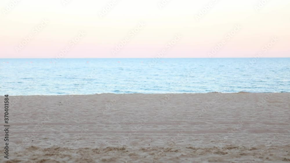 view of dusk time at sea sandy beach view of dusk time at sea sandy beach